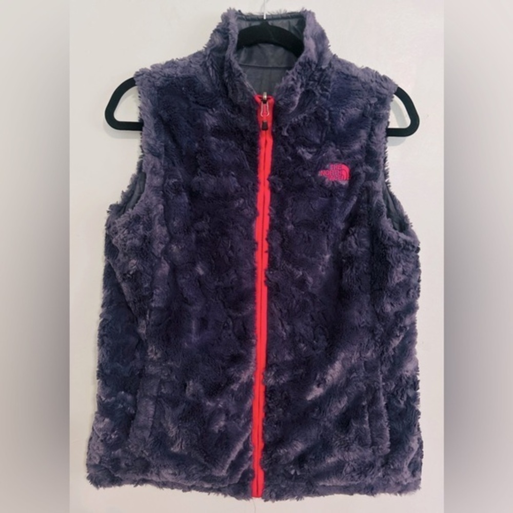 The North Face Women’s Mossbud Swirl Reversible Vest Size Small Purple